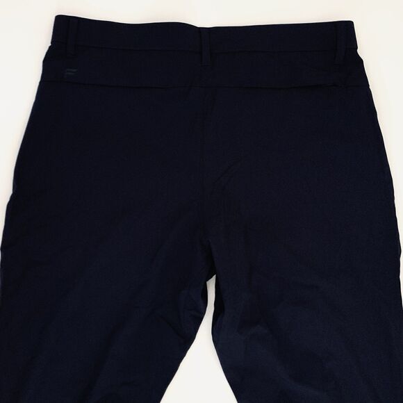 NWT Fabletics The Only Pant Men 33X32 Navy Blue Chino Stretch Golf Workwear - Picture 6 of 12